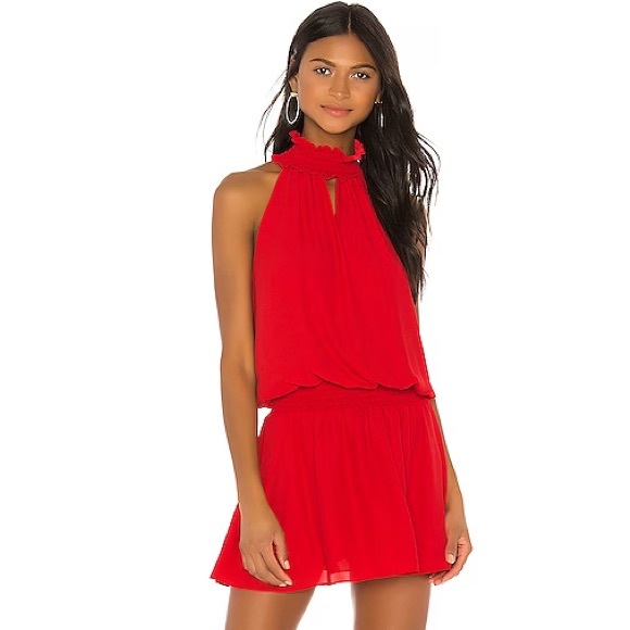 Amanda Uprichard Dresses & Skirts - Amanda Uprichard Kimmie Dress in Lipstick